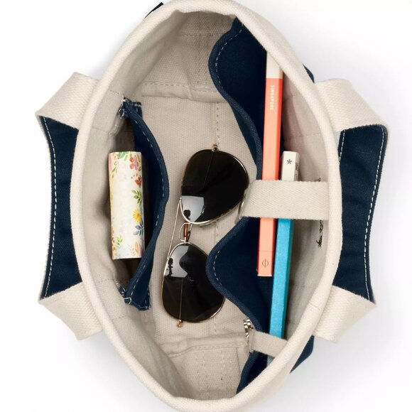 PARKE - Lands Ends Canvas Tote Bag + denim pouch - Picture 5 of 7